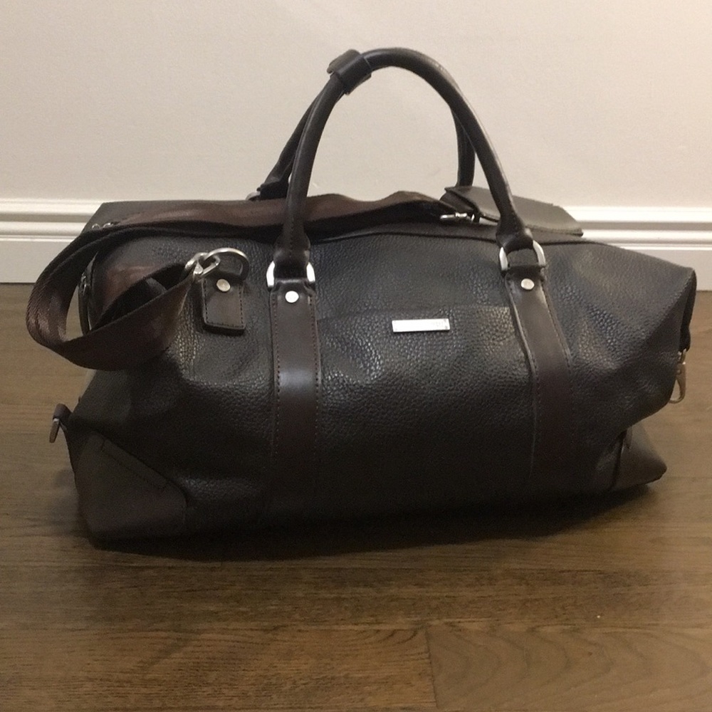 Brooks Brother Leather Duffle Bag